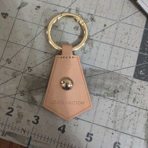 Upcycled Keychain Made W Authentic Louis Vuitton Materials